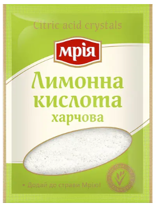 Кислота лимонная Мрія 25 г